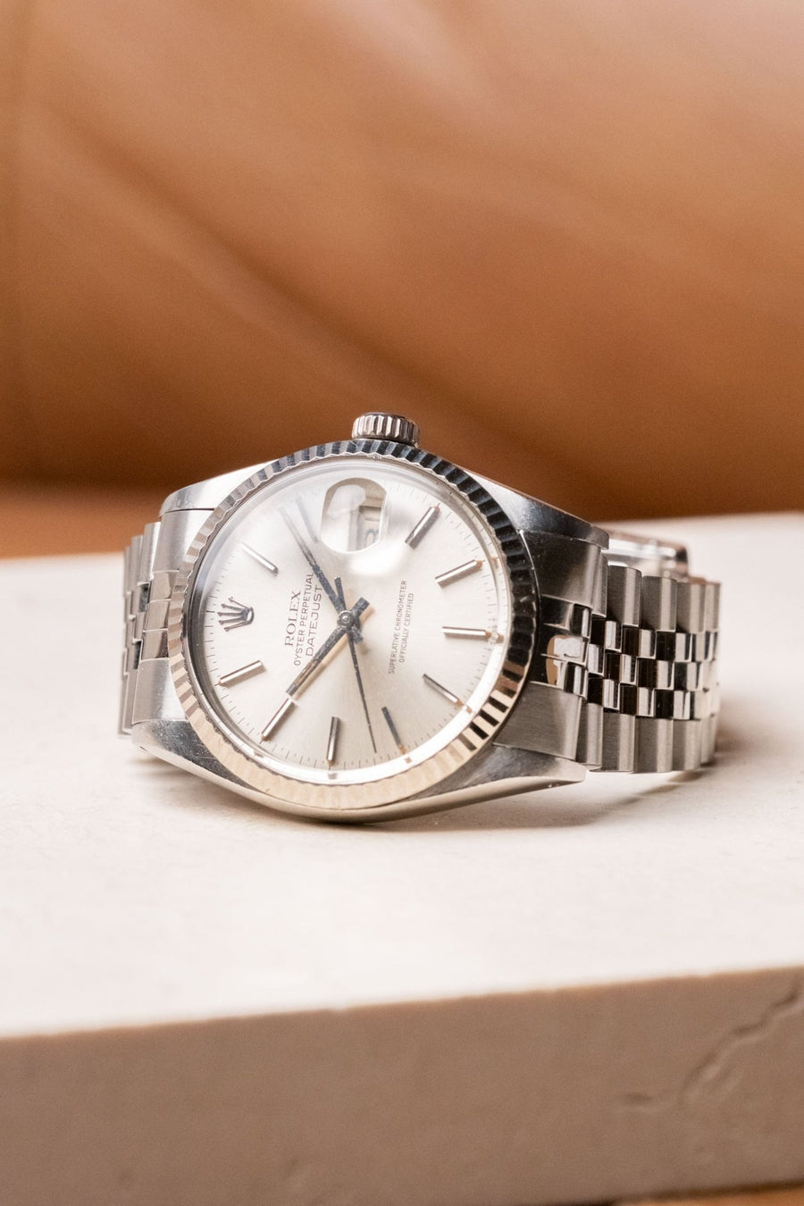 1982 Rolex Datejust 36 on Jubilee Unpolished 36mm Ref. 16014 - Wristory