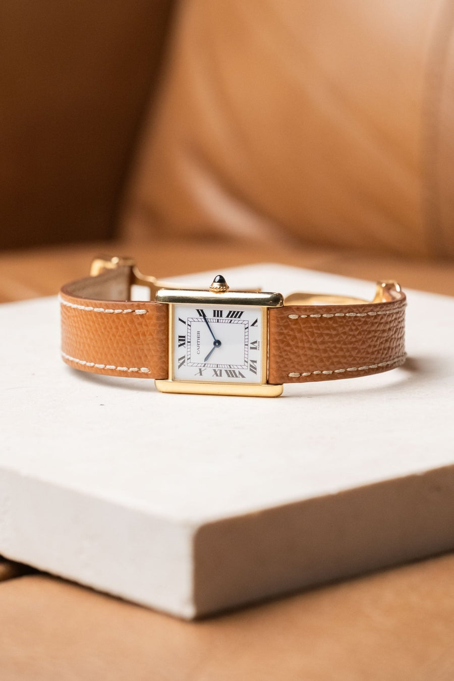 1988 Cartier Tank Louis Cartier "Extra Plate Paris Dial" 96065 - Wristory