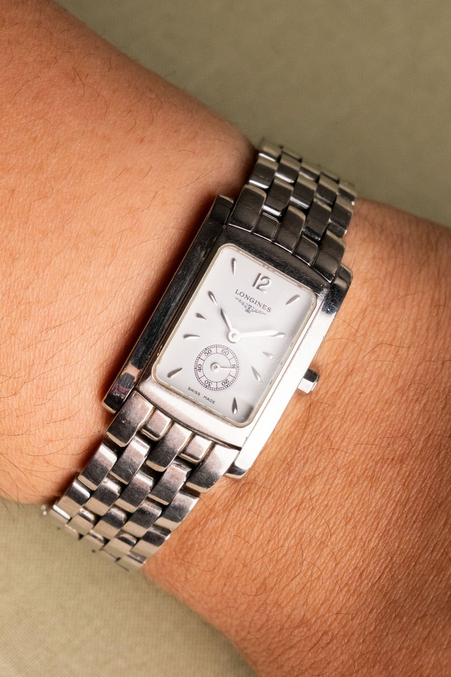 2000 Longines DolceVita Small Seconds White Quartz - Wrist Story Pty Ltd