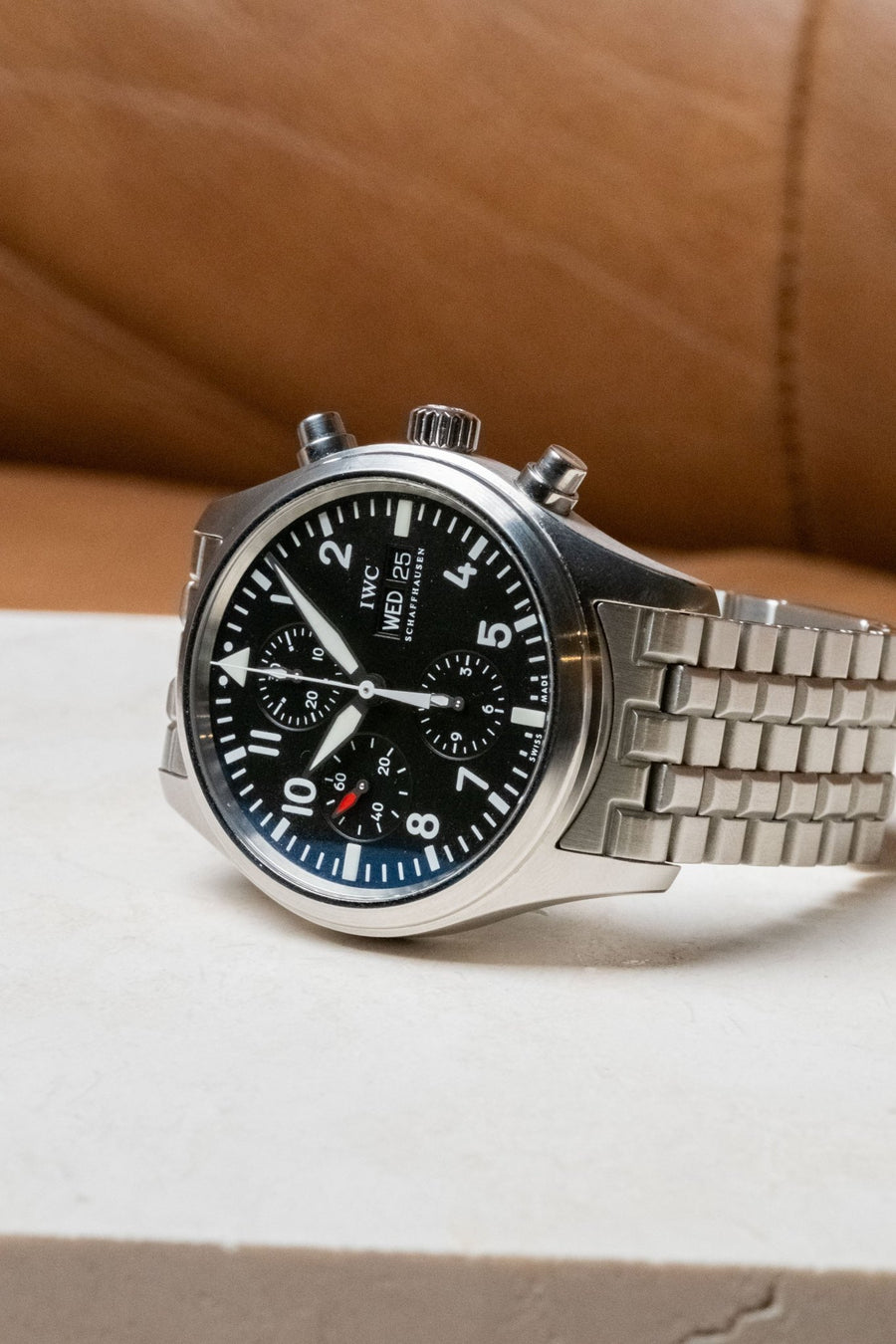 2007 IWC Schaffhausen Pilot’s Watch Chronograph IW371704 pre-owned watch Wristory Melbourne