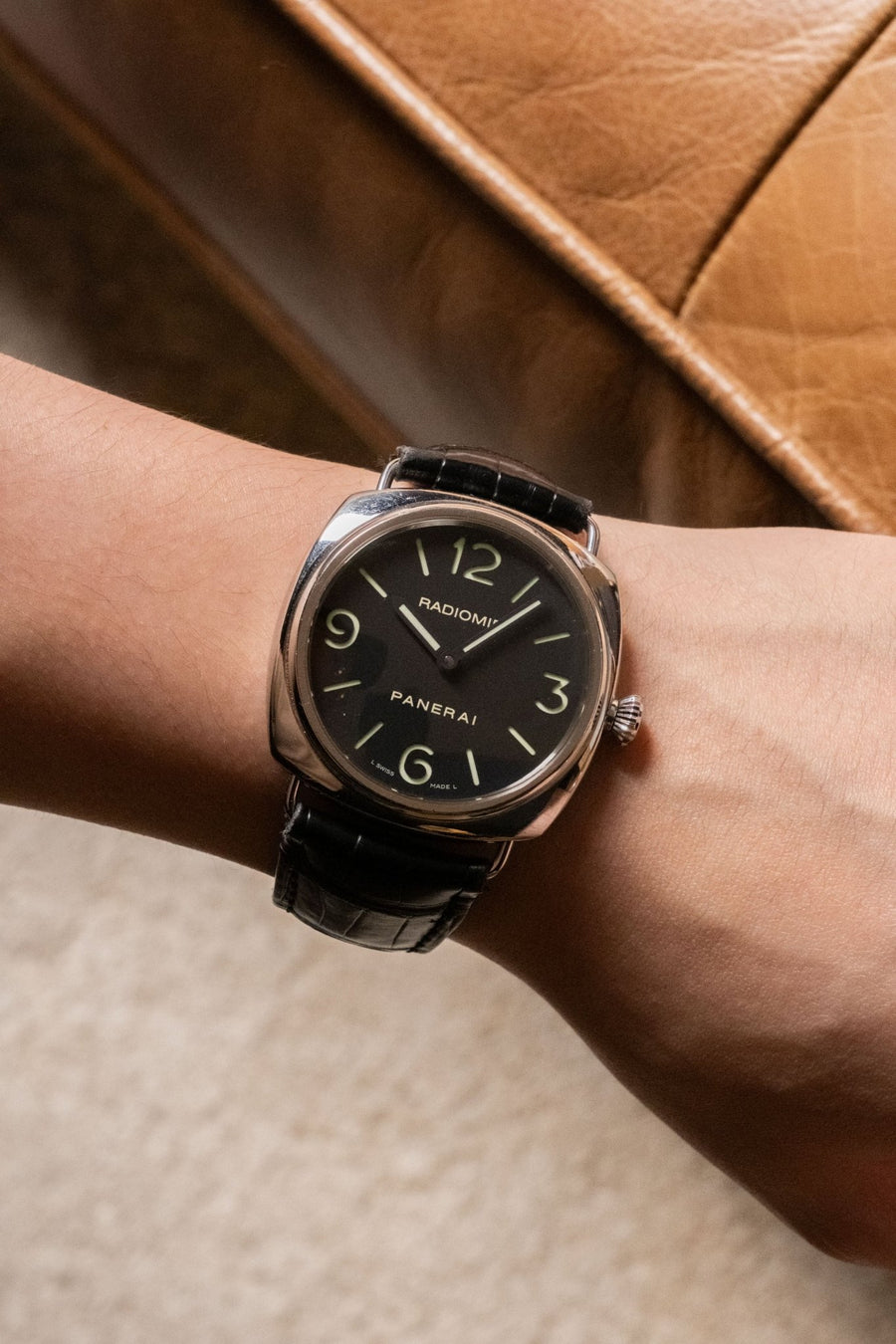 2010 Officine Panerai Radiomir “Sandwich Dial” PAM 00210 pre-owned watch Wristory Melbourne