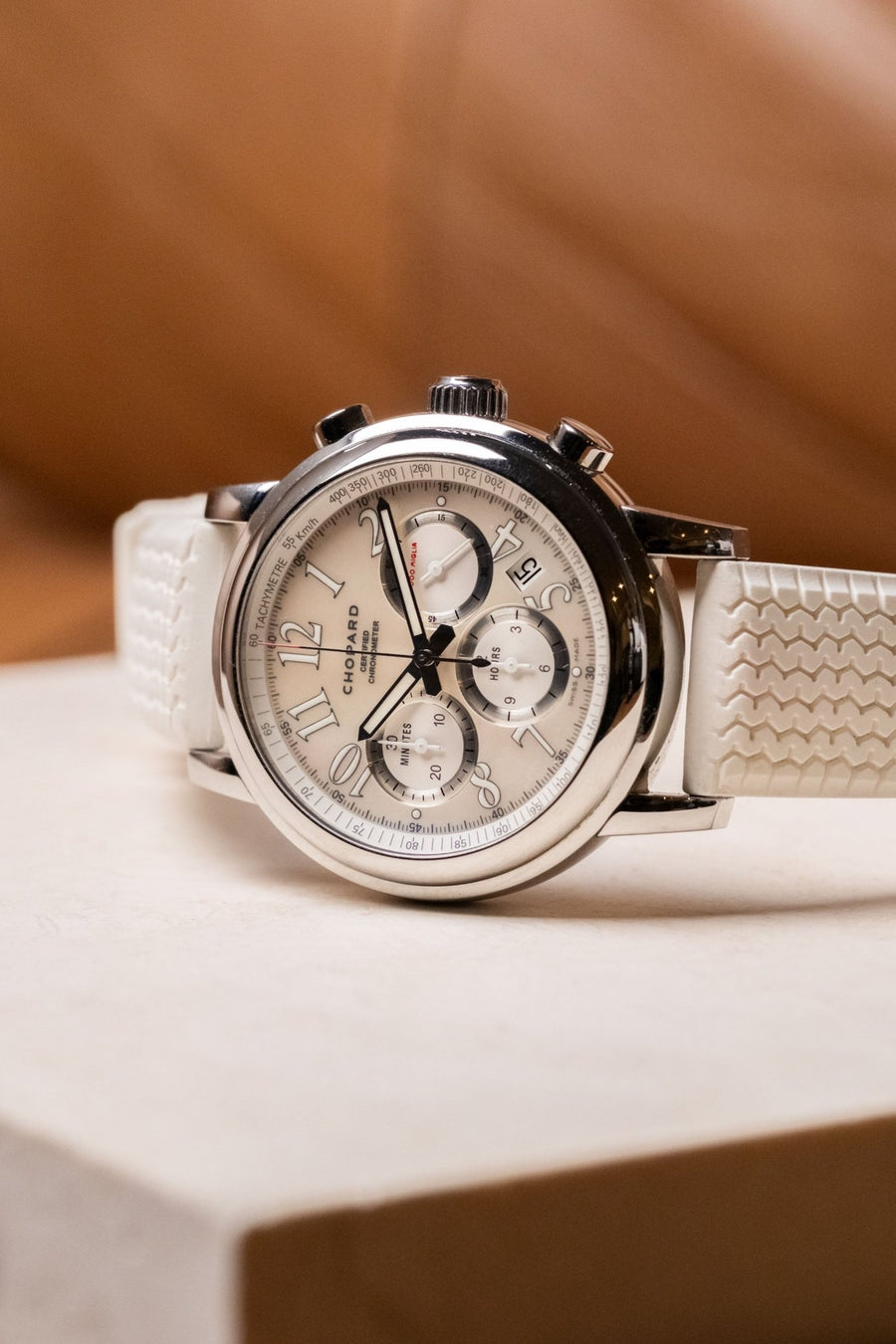 2015 Chopard 1000 Mille Miglia Mother of Pearl Chronograph 42mm Ref. 168511 - 3018 - Wristory