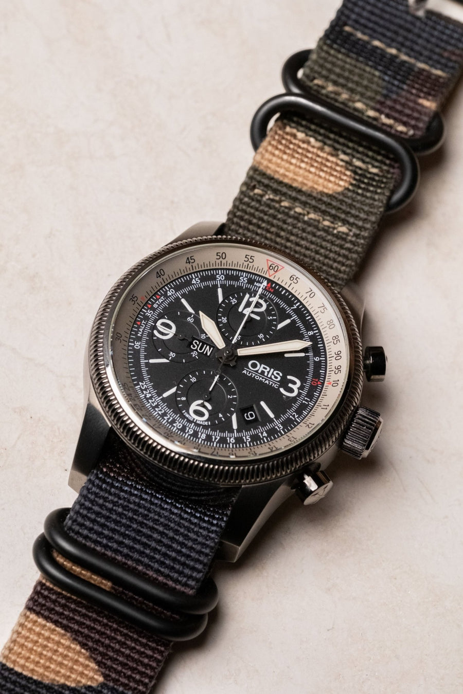 2015 Oris Big Crown X1 Calculator 46mm Ref. 01 675 7648 4264 - 07 5 23 77 - Wristory