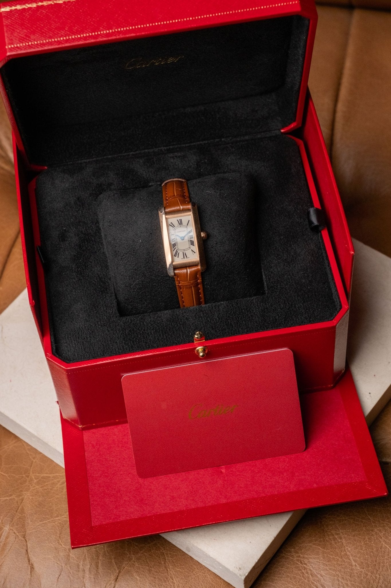 2018 Cartier Tank Américaine Rose Gold Ref. W2607456 - Wristory