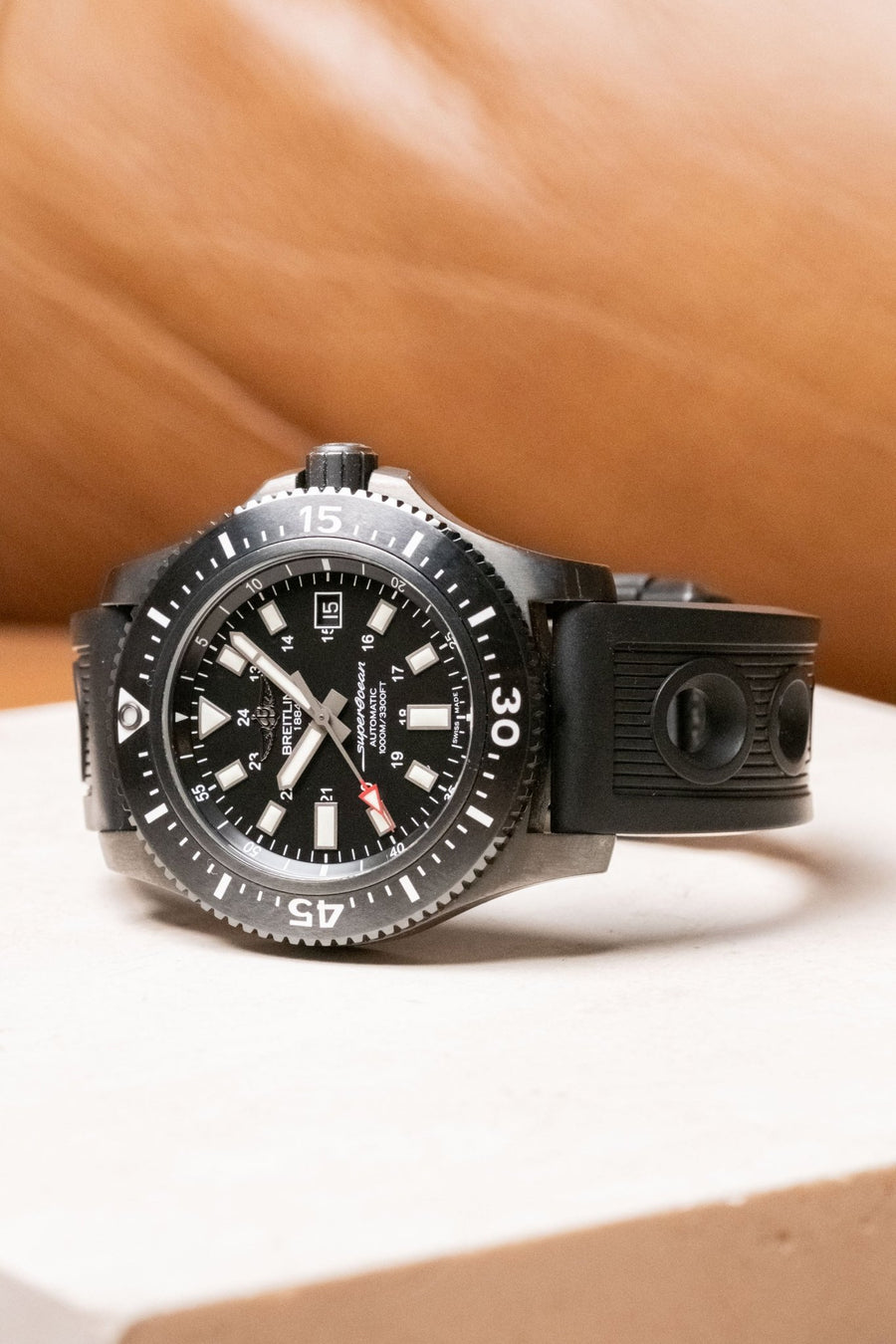 2019 Breitling Superocean 44mm Special Black Steel Case M1739313 pre-owned watch Wristory Melbourne