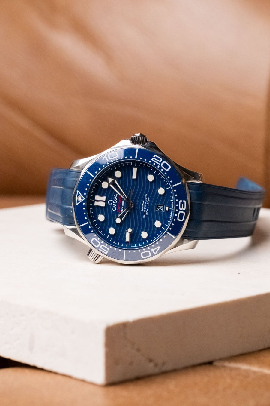 2019 Omega Seamaster Diver 300 M Blue Dial Ref. 210.32.42.20.03.001 - Wristory