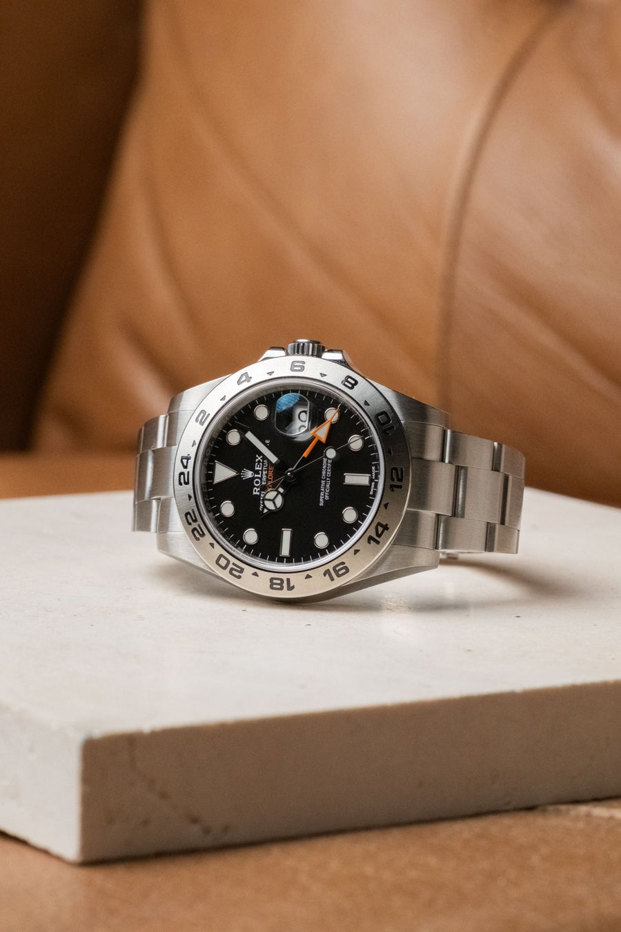 2019 Rolex Explorer II Black Dial Ref. 216570 - Wristory