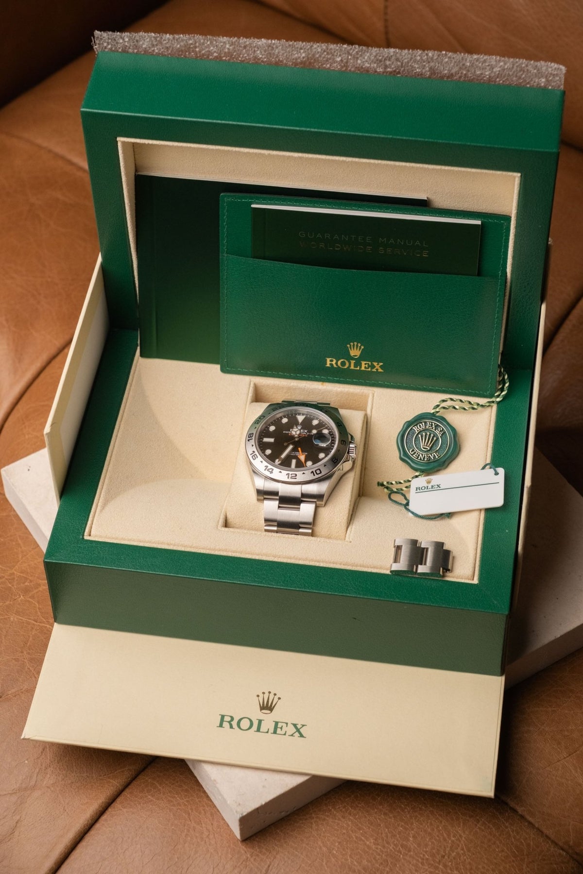 2019 Rolex Explorer II Black Dial Ref. 216570 - Wristory
