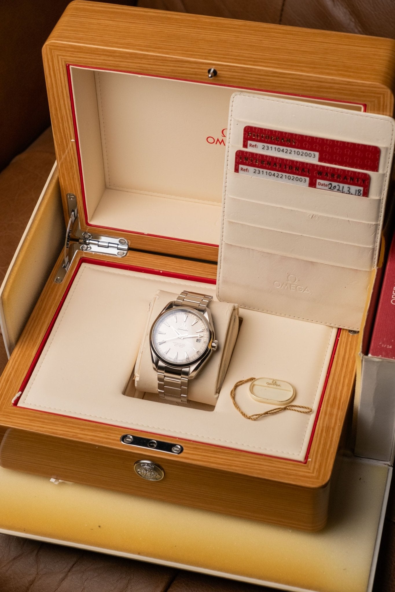 2021 Omega Aqua Terra Silver Teak Ref. 231.10.42.21.02.003 - Wristory
