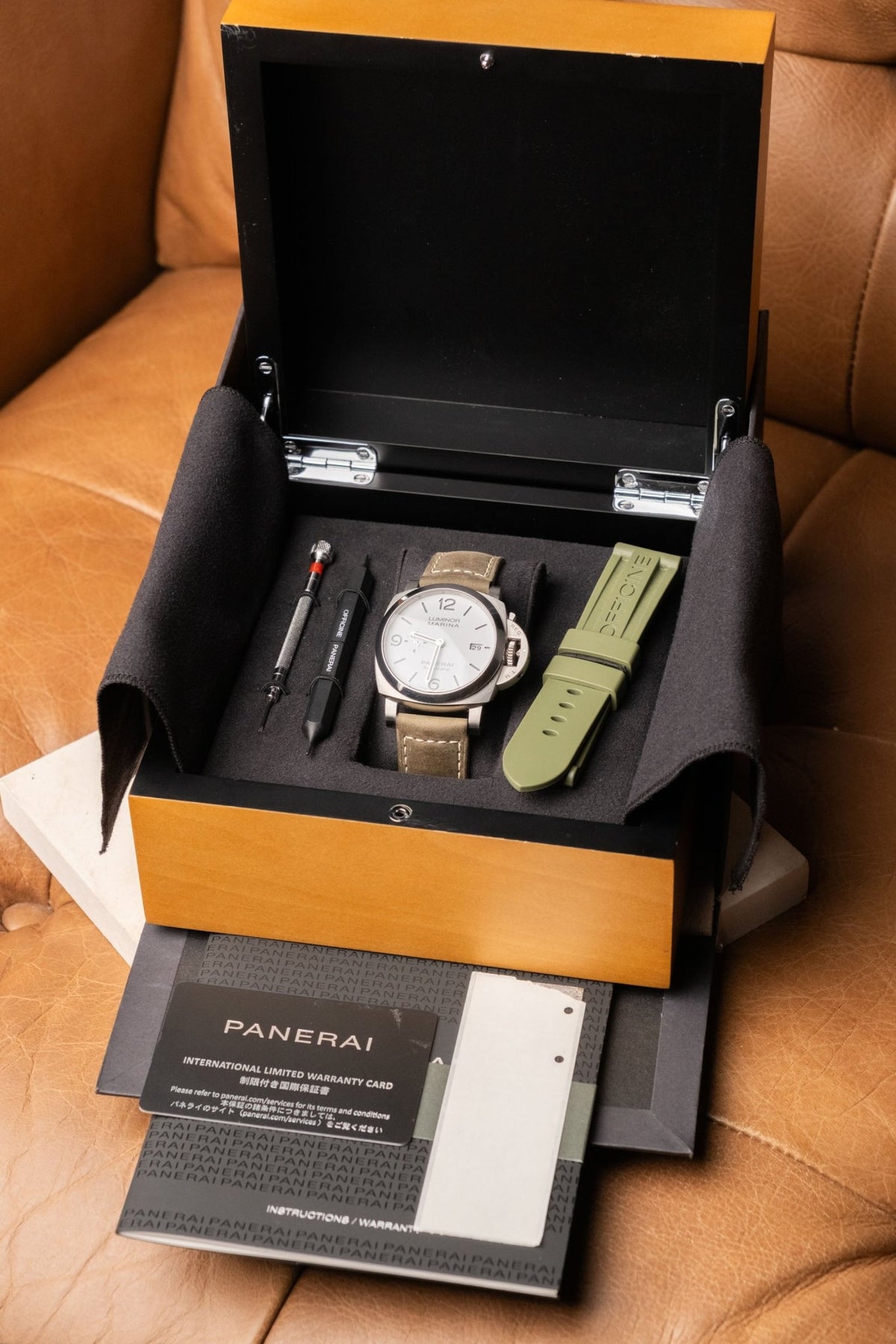 2022 Officine Panerai Luminor 1950 "White Knight" Ref. PAM01314 - Wristory