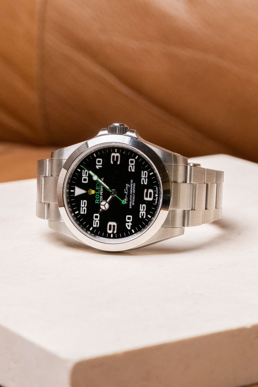 2022 Rolex Air-King 40 Black Dial Oystersteel 126900 pre-owned watch Wristory Melbourne