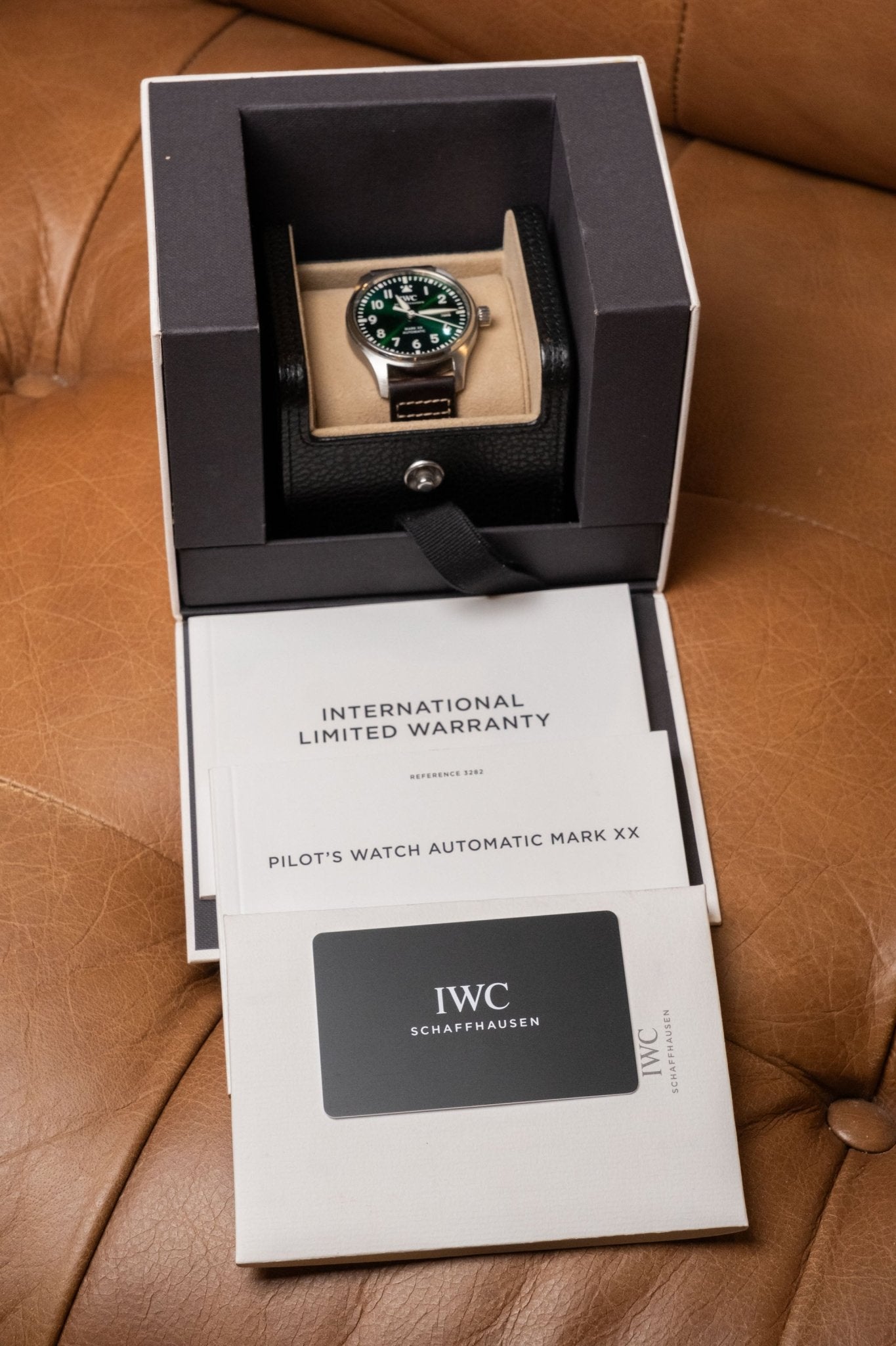 2023 IWC Schaffhausen Mark XX Green full set box and papers