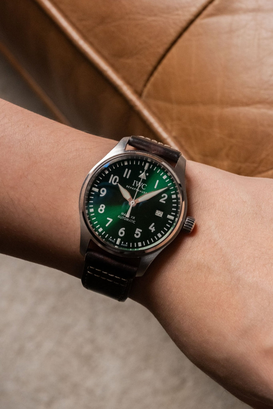 2023 IWC Schaffhausen Mark XX Green pre-owned watch Wristory Melbourne