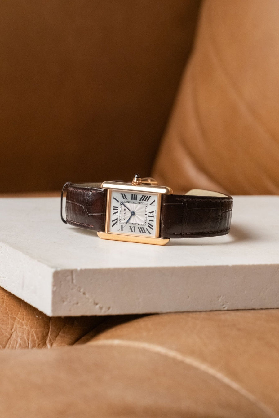 2024 Cartier Tank Louis LM Rose Gold Ref. WGTA0011 - Wristory