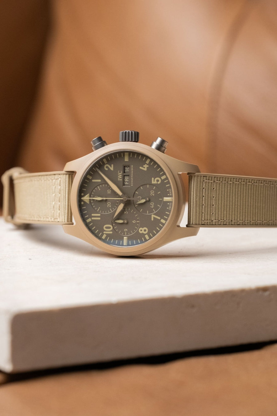 2024 IWC Schaffhausen Pilot Chronograph 41 TOP GUN Edition "Mojave Desert" IW3894-02 - Wristory