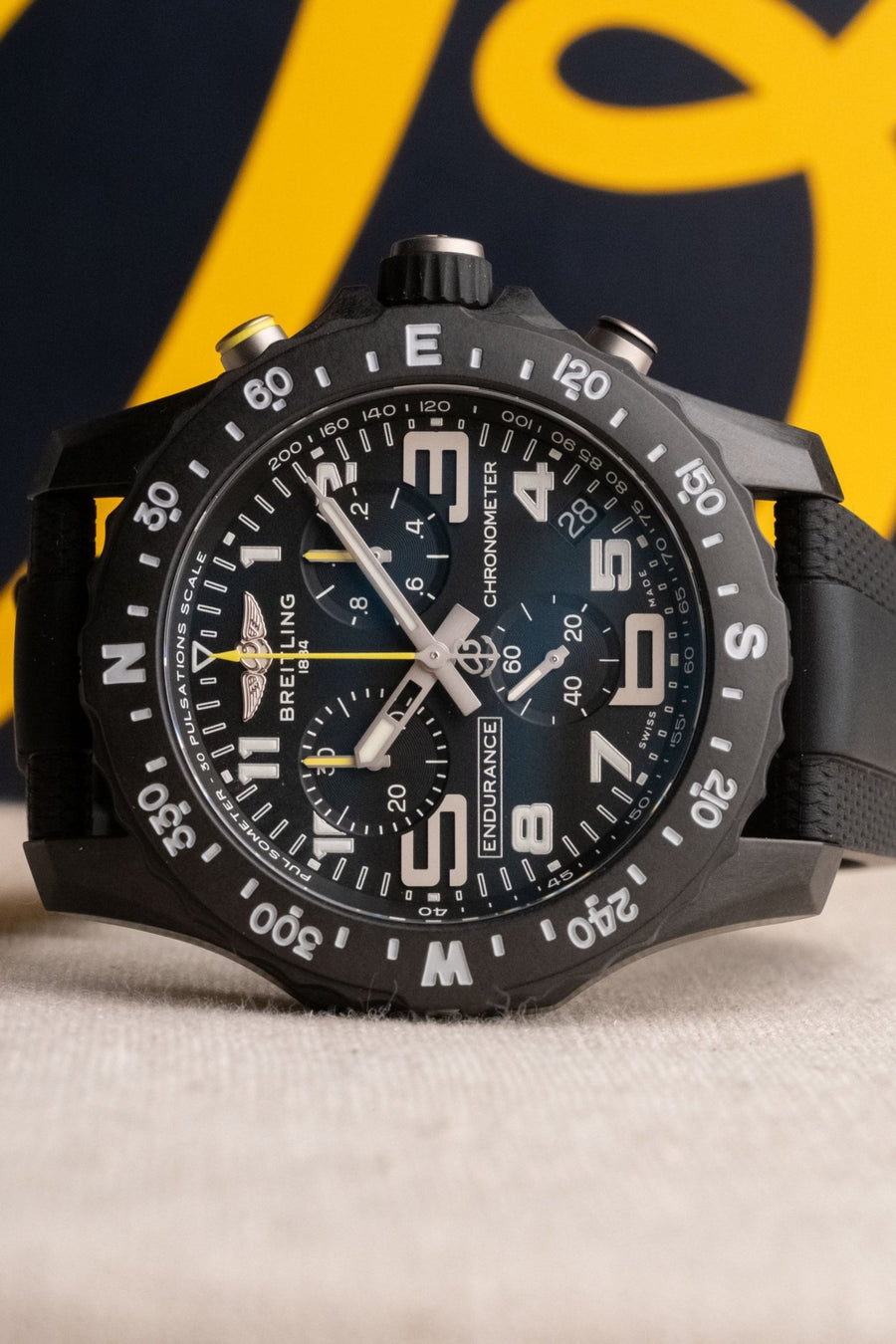 2025 Breitling Endurance Pro 44 Chronograph “Air-Asia” 10 Years Service Edition pre-owned watch Wristory Melbourne