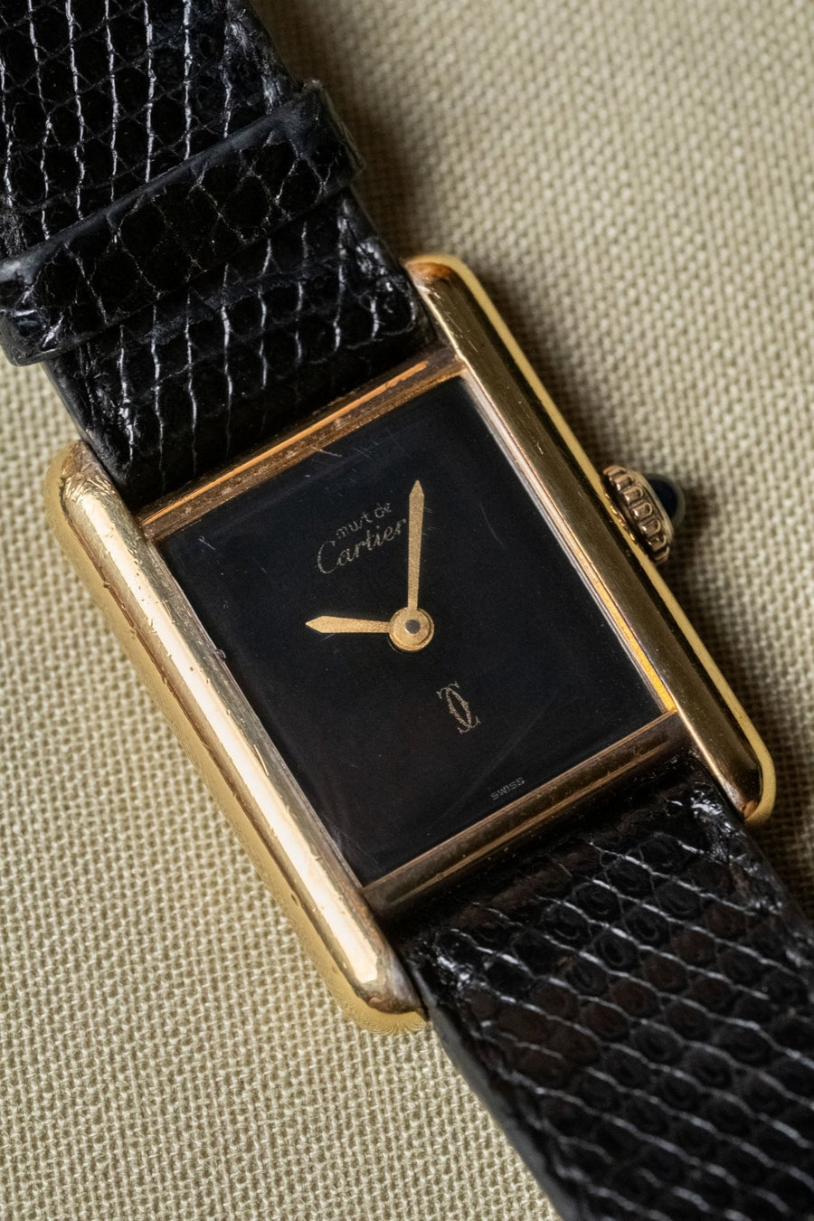 Cartier Must de Tank Vermeil 2413 - Wrist Story Pty Ltd