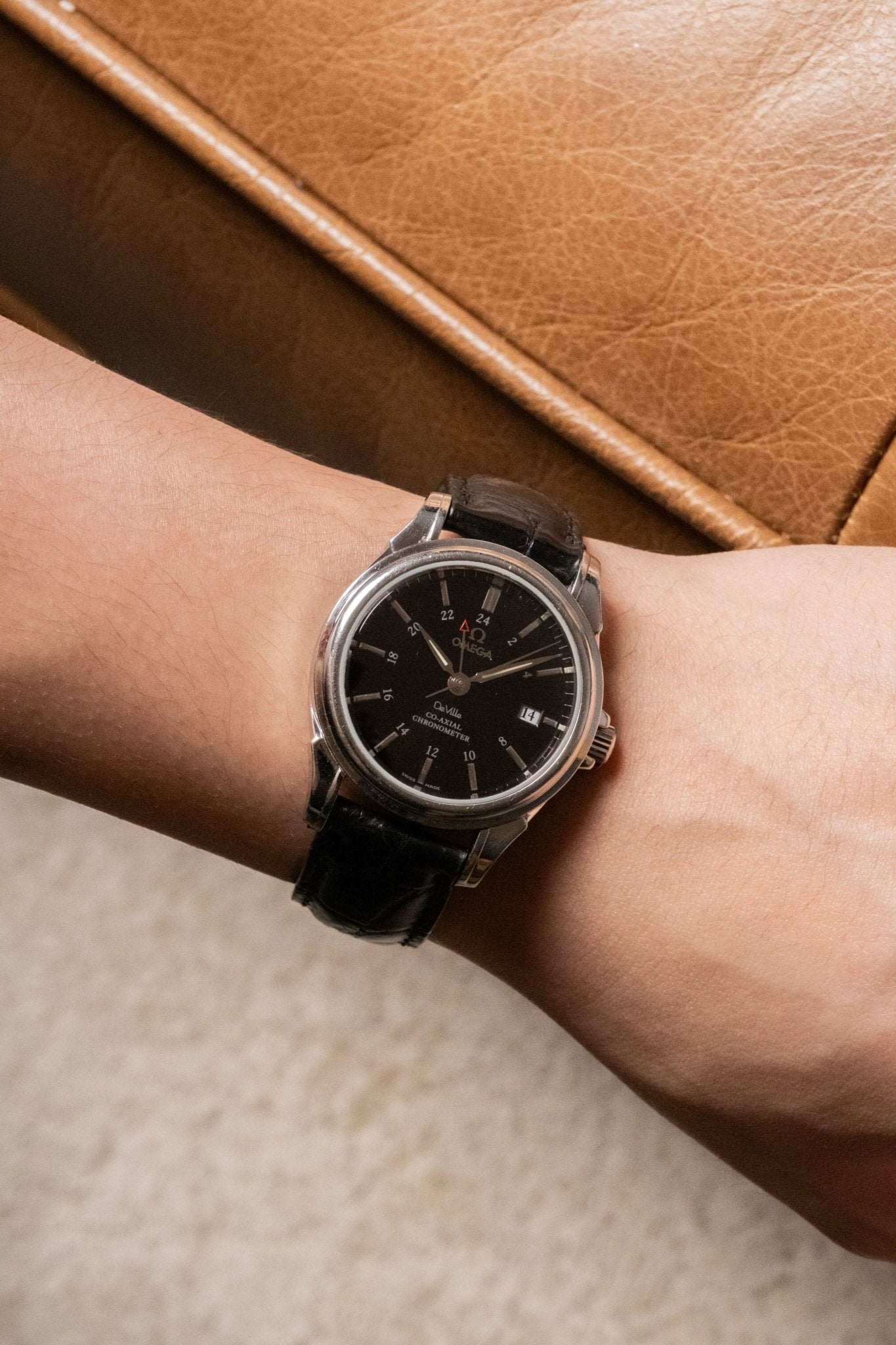 Omega Deville Co-Axial Chronometer GMT 4833.50.31 Details