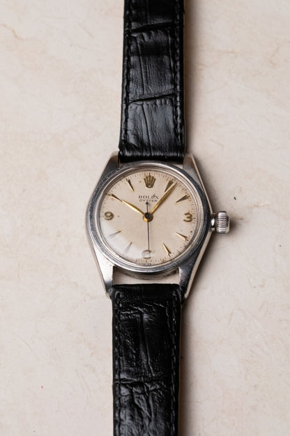 1940s Rolex Oyster White Dial Ref. 2595 Freshly Serviced - Wristory
