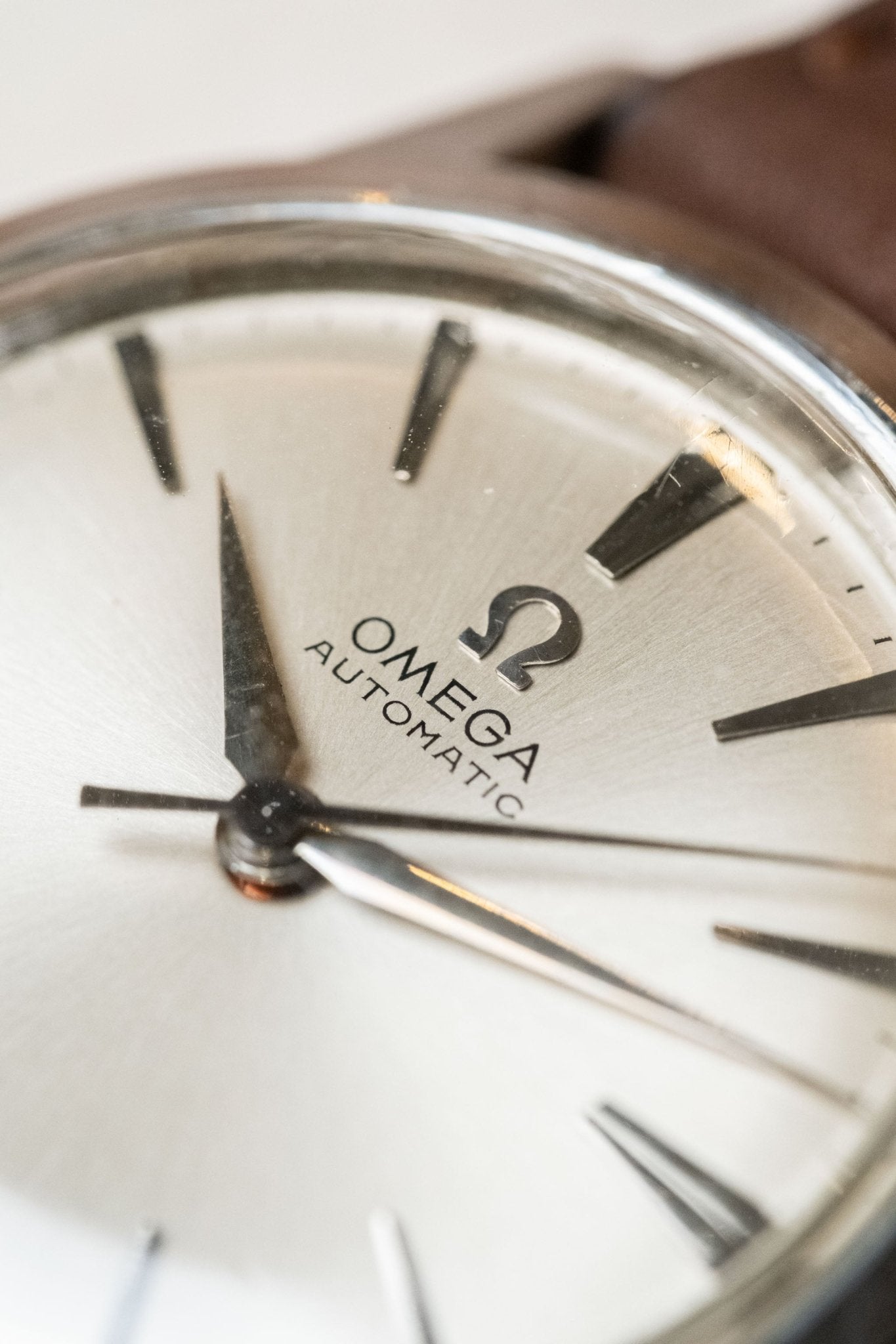 1958 OMEGA Seamaster Automatic CK 14773-61 SC dial detail close-up