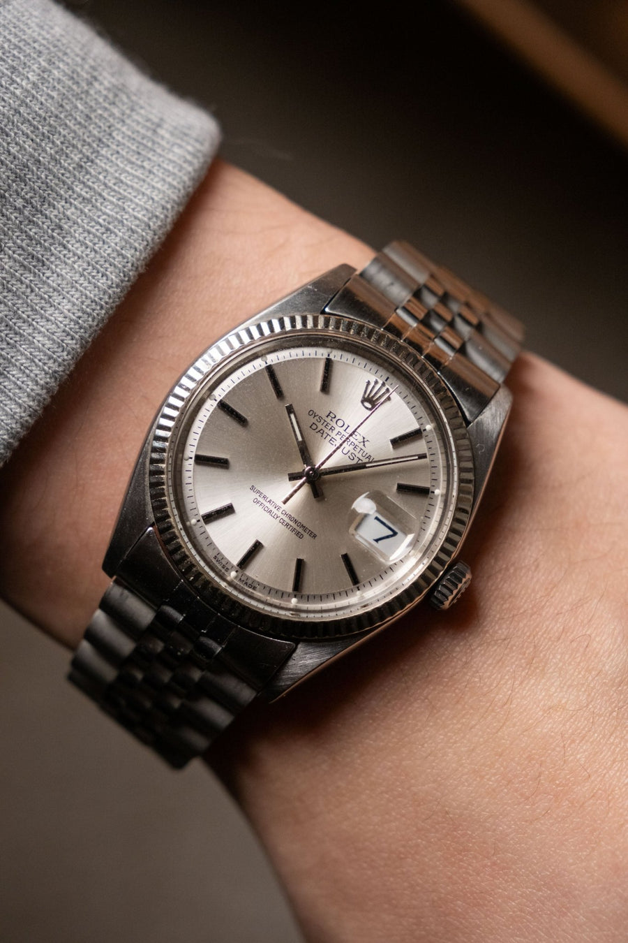 1963 Rolex Datejust 36 Ref. 1601 Silver Dial - Head only - Wristory