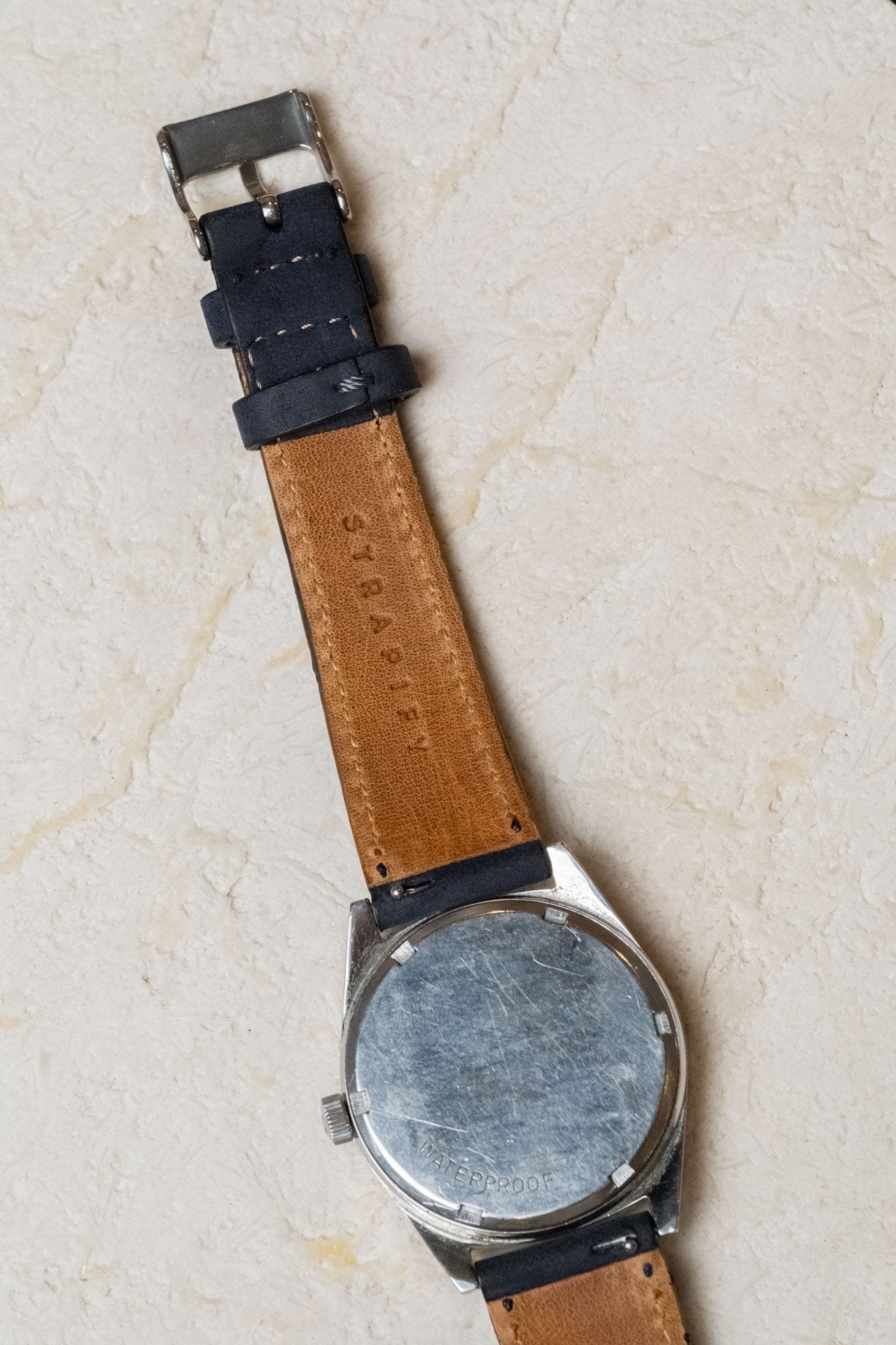 1969 Omega Genève Automatic 135.041 caseback view