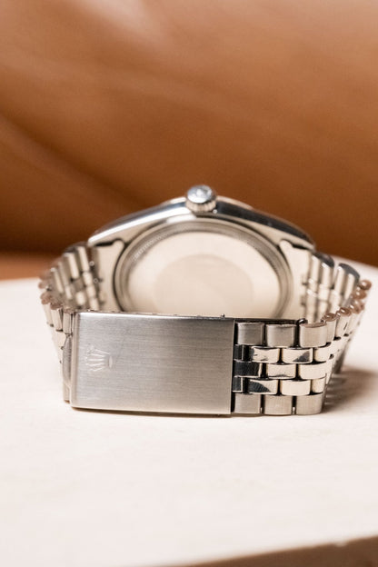 1975 Rolex Datejust 36 Silver “Doorstop” Pie - Pan “Doorstop” Dial Fluted Jubilee Ref. 1601 - Wristory