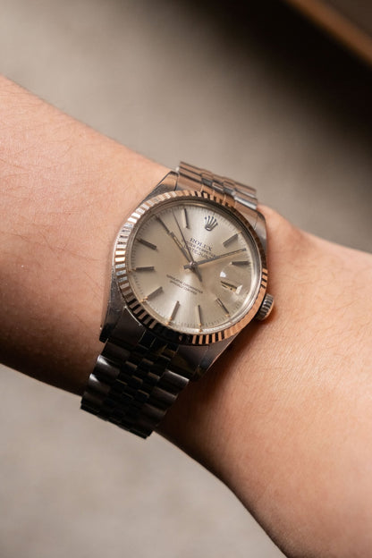 1982 Rolex Datejust 36 on Jubilee Unpolished 36mm Ref. 16014 - Wristory