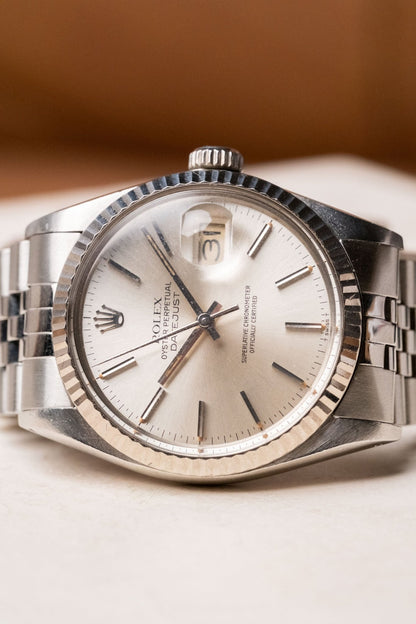 1982 Rolex Datejust 36 on Jubilee Unpolished 36mm Ref. 16014 - Wristory