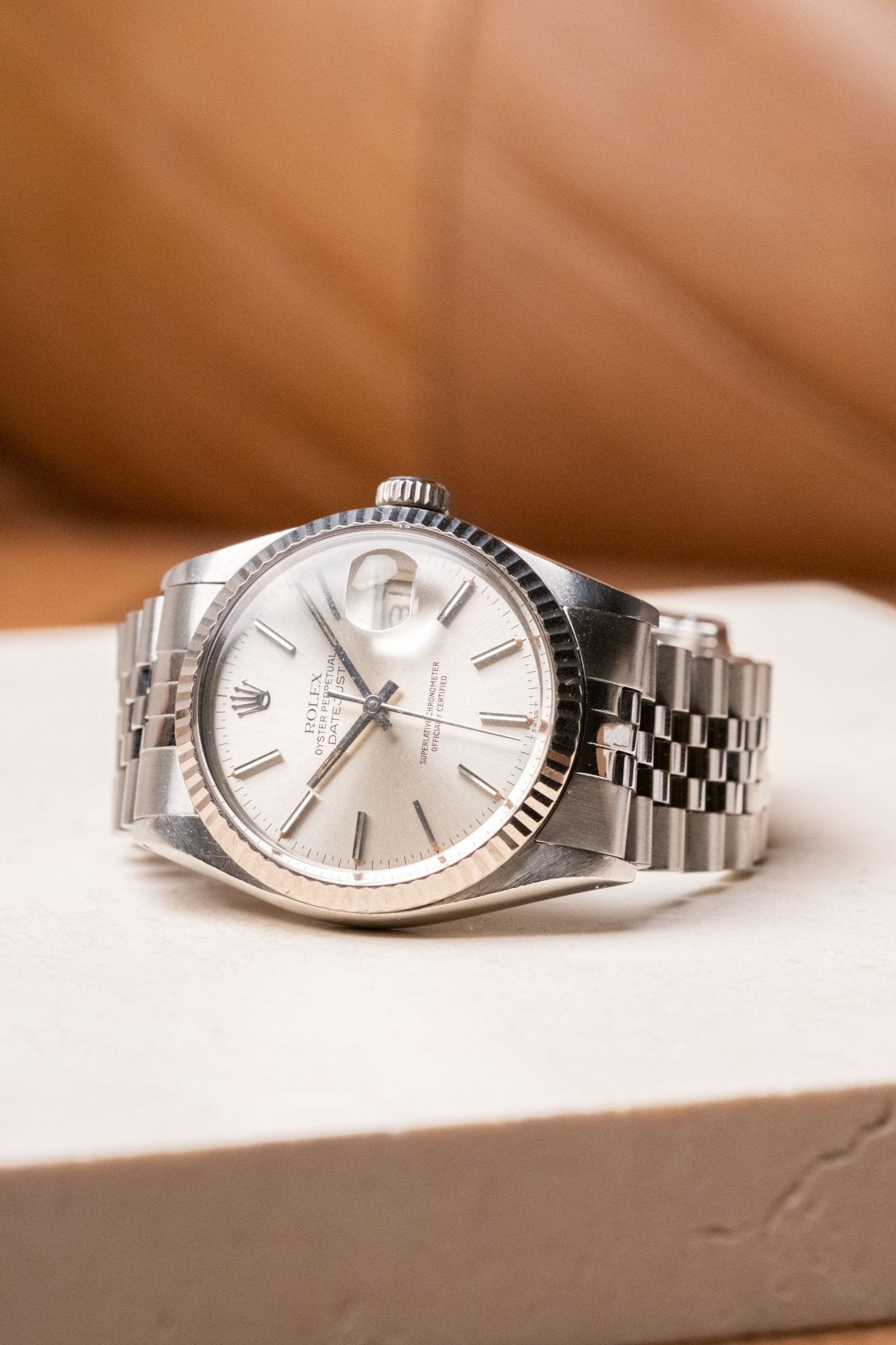1982 Rolex Datejust 36 on Jubilee Unpolished 36mm Ref. 16014 - Wristory