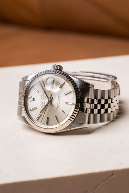 1982 Rolex Datejust 36 on Jubilee Unpolished 36mm Ref. 16014 - Wristory