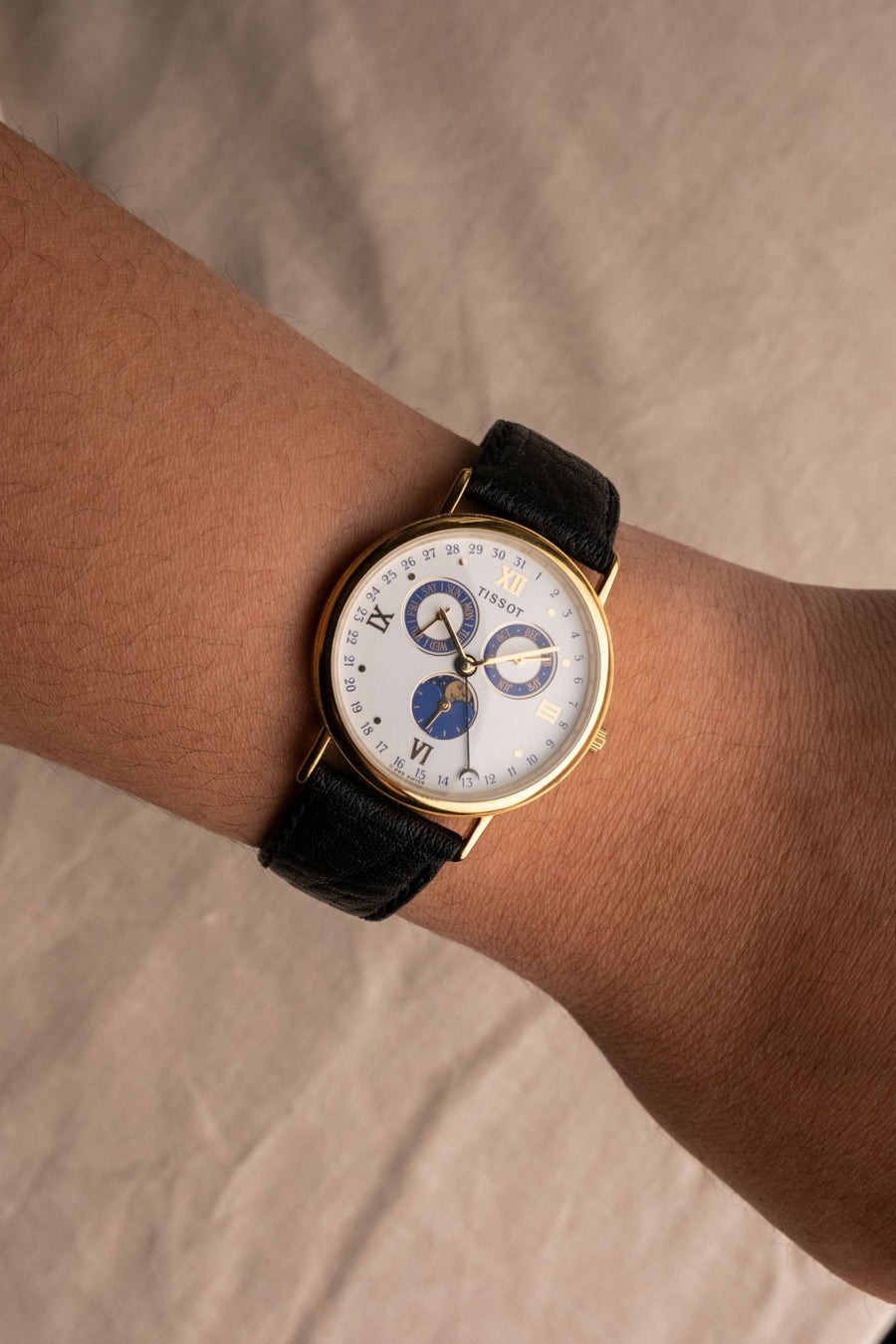 1990s Tissot C265 Moonphase Triple Calendar Quartz pre-owned watch Wristory Melbourne