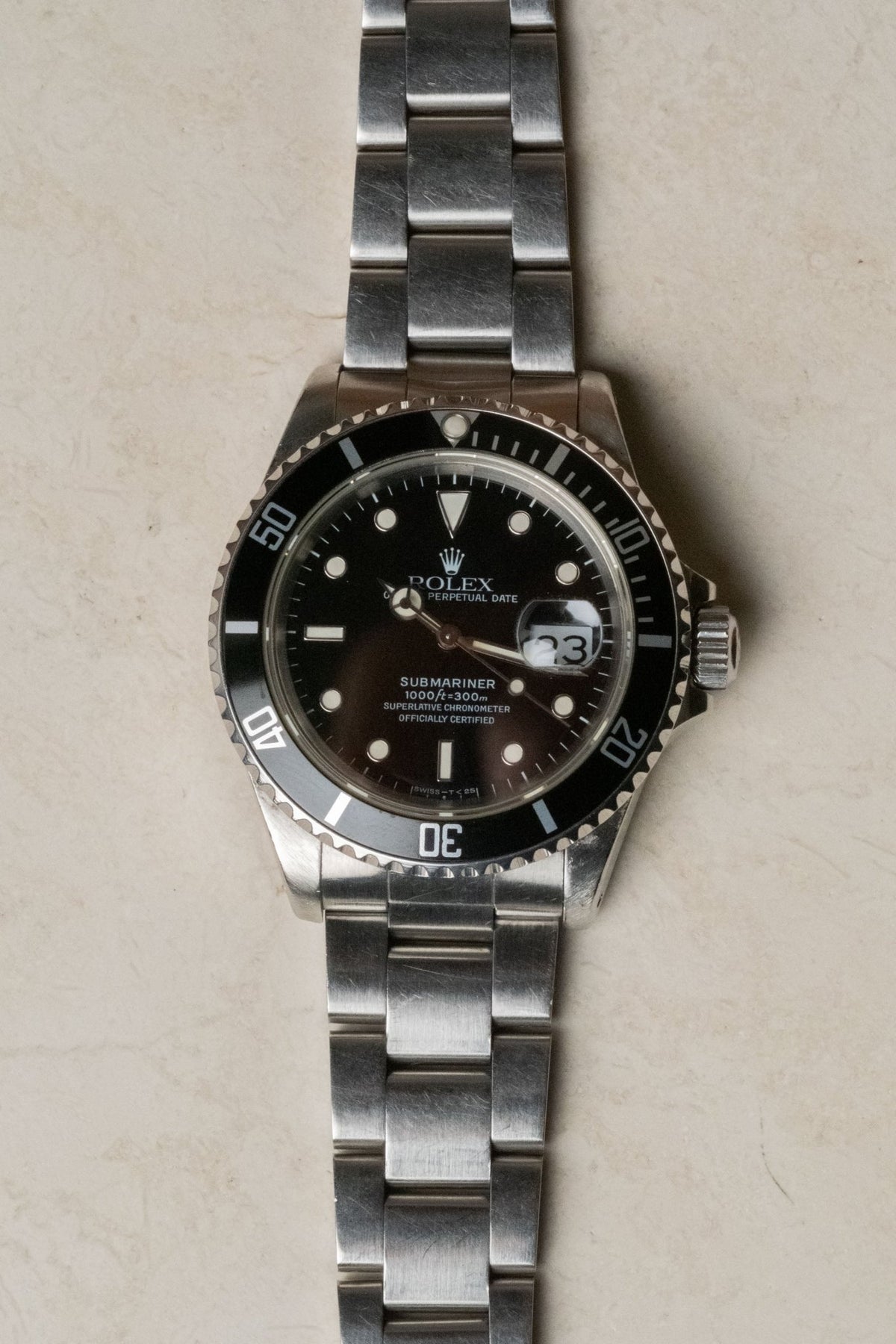 1991 Rolex Submariner Date Ref. 16610 - Wristory