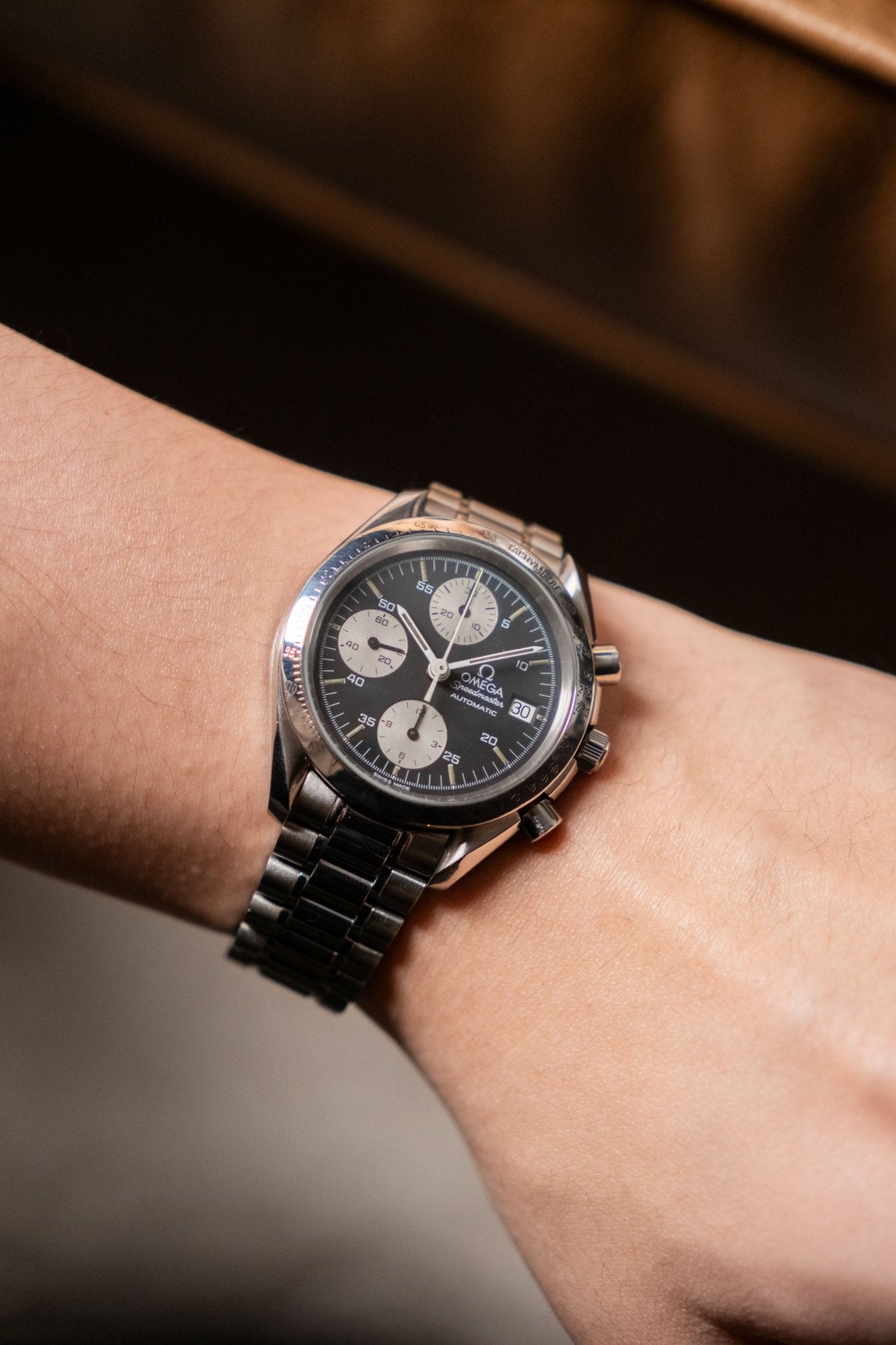 1995 OMEGA Speedmaster Date Chronograph 3511.5 pre-owned watch Wristory Melbourne