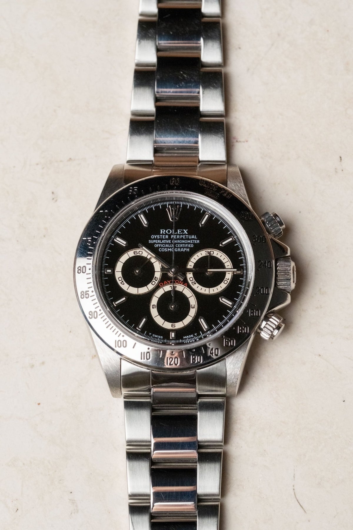 1995 Rolex Daytona Zenith "Patrizzi Dial" Ref. 16520 - Wristory