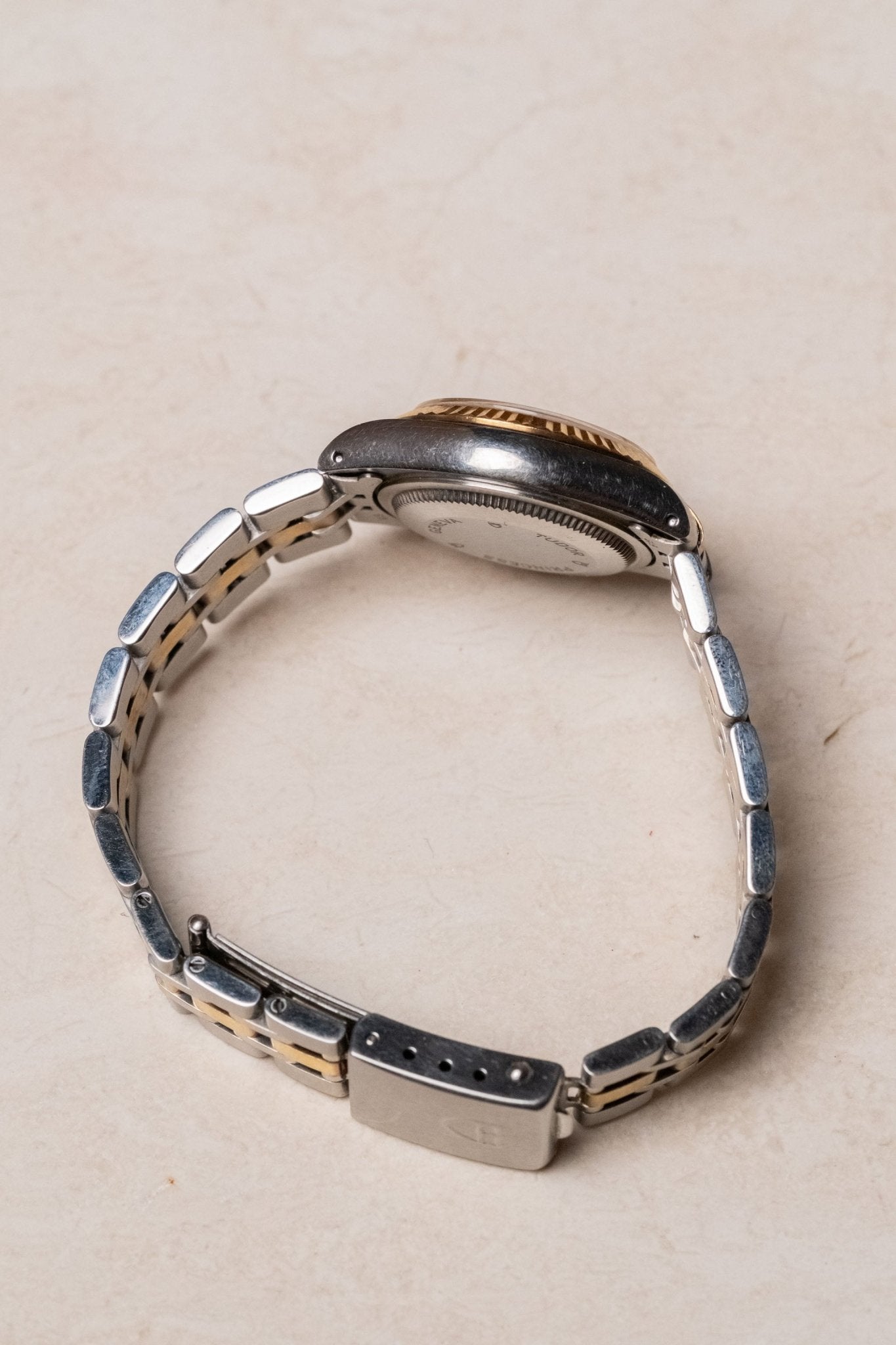 1996 & 1998 Tudor Prince & Princess Oyster-Date 72033 & 92413 case profile side view
