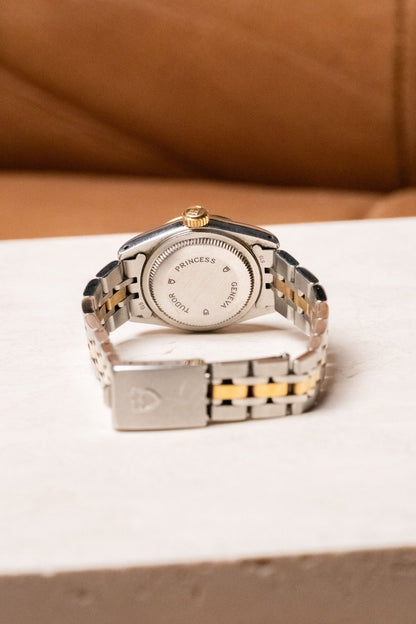 1996 & 1998 Tudor Prince & Princess Oyster-Date 72033 & 92413 caseback view