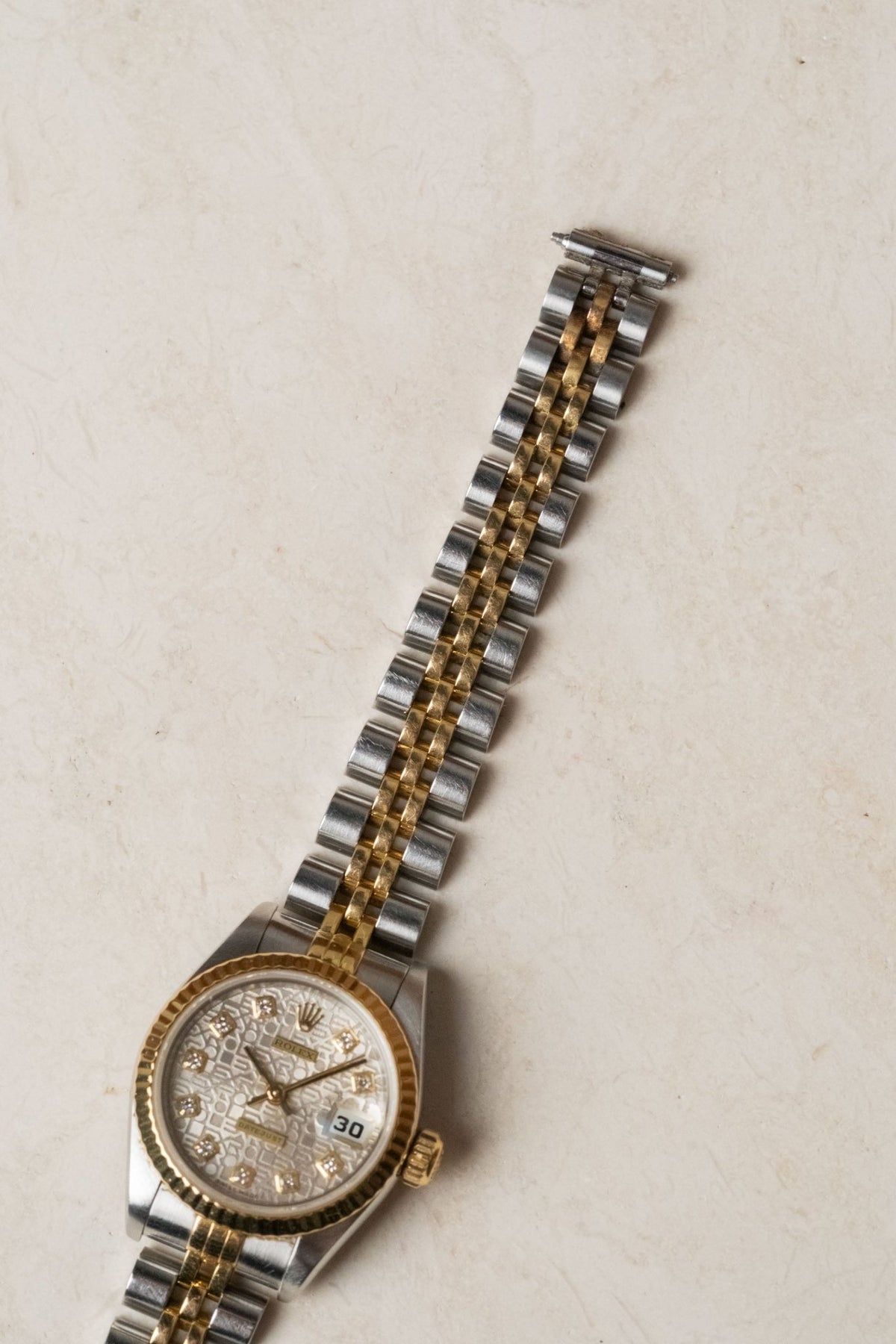 1996 Rolex Lady-Datejust with RSC & Pouch Ref. 69173G - Wristory