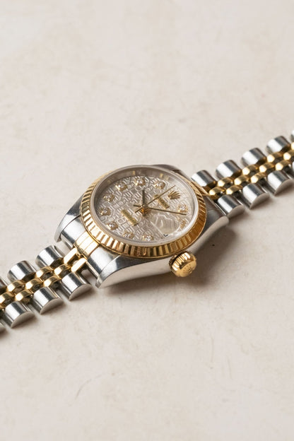1996 Rolex Lady-Datejust with RSC & Pouch Ref. 69173G - Wristory