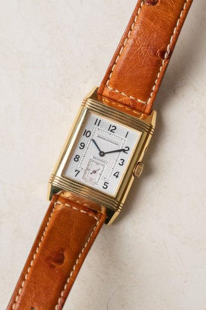 2000 Jaeger-LeCoultre Reverso Duoface with 18K JLC Folding Clasp Ref. 270.1.54 - Wristory