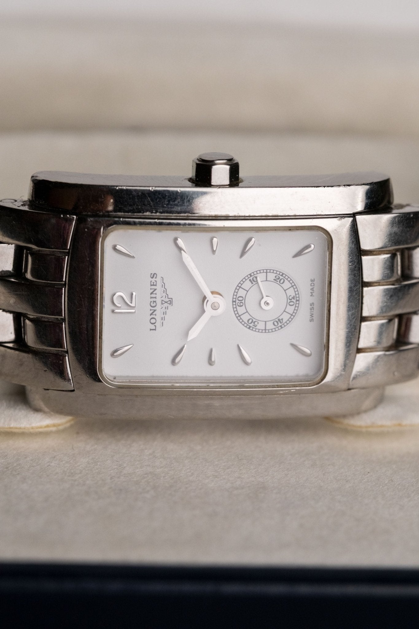 2000 Longines DolceVita Small Seconds White Quartz - Wrist Story Pty Ltd
