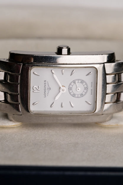 2000 Longines DolceVita Small Seconds White Quartz - Wrist Story Pty Ltd