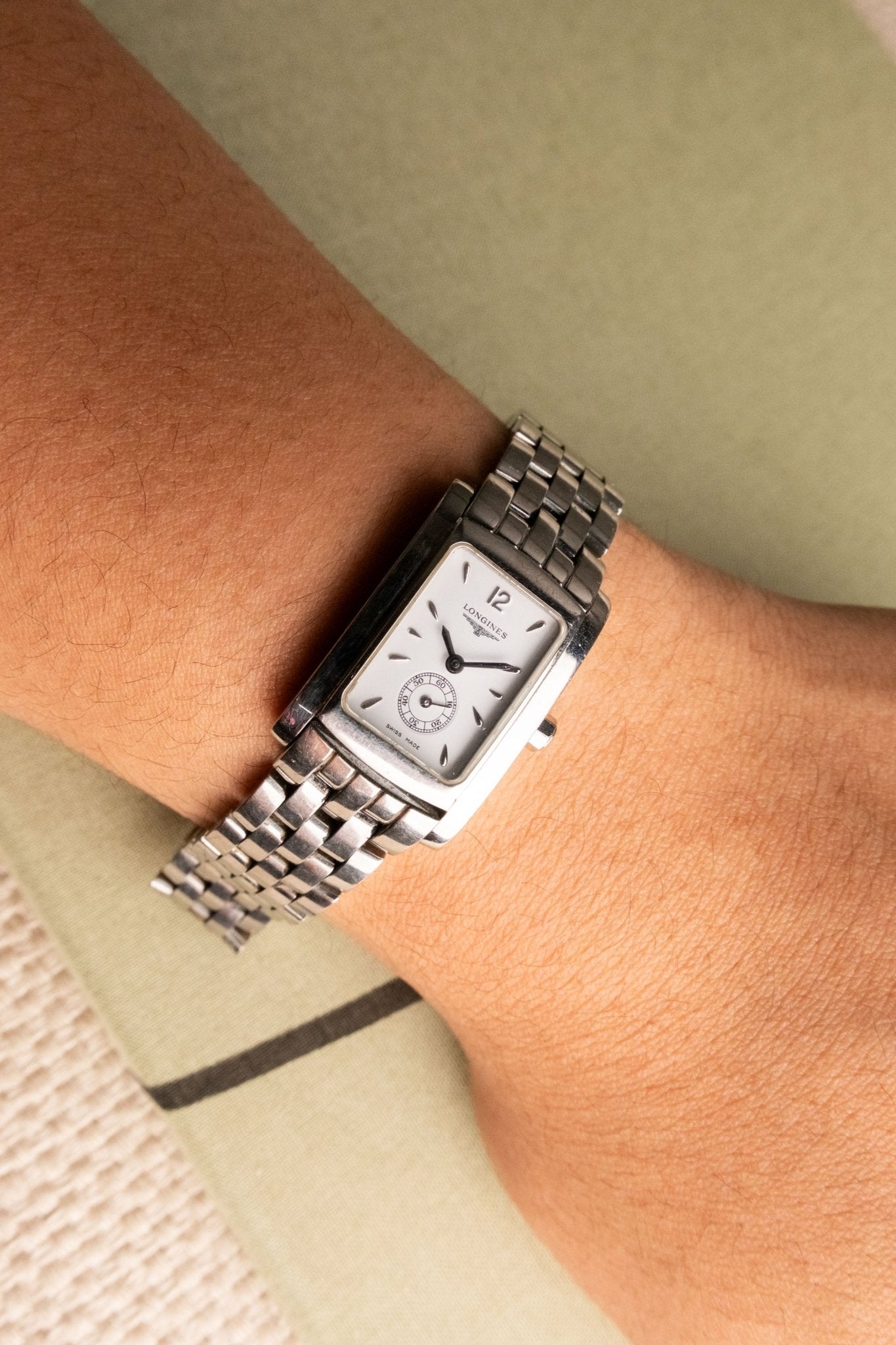 2000 Longines DolceVita Small Seconds White Quartz - Wrist Story Pty Ltd