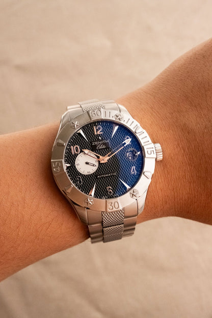 2000 Zenith Defy Classic HMS Black Dial - Wrist Story Pty Ltd