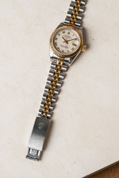 2005 Rolex Lady-Datejust Ivory Pyramid Dial Ref. 79173 - Wristory
