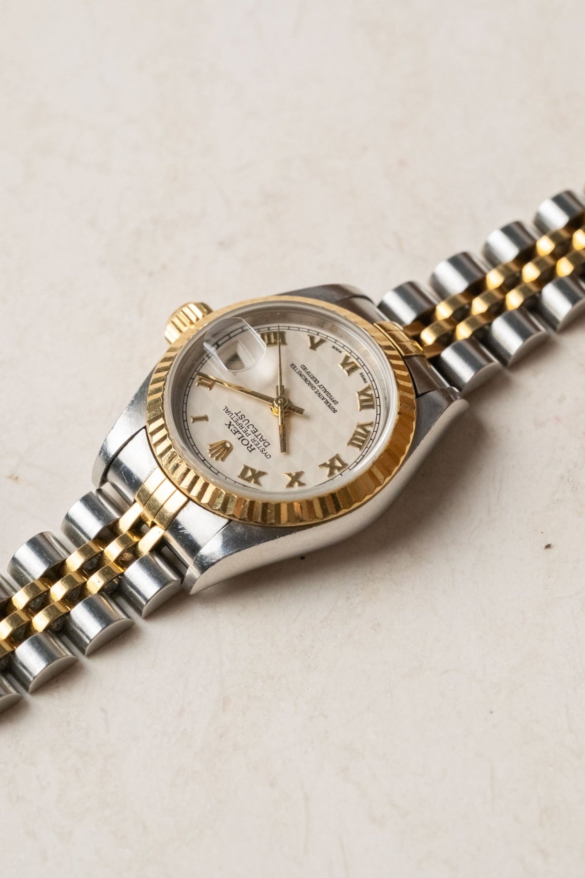 2005 Rolex Lady-Datejust Ivory Pyramid Dial Ref. 79173 - Wristory