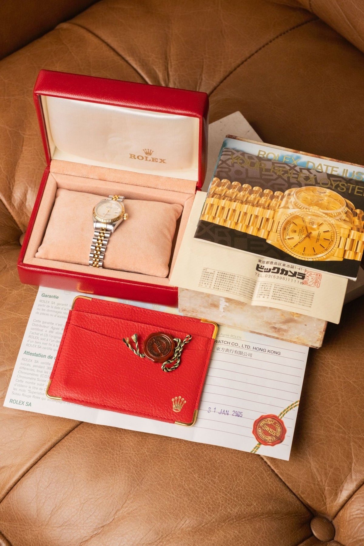 2005 Rolex Lady-Datejust Ivory Pyramid Dial Ref. 79173 - Wristory