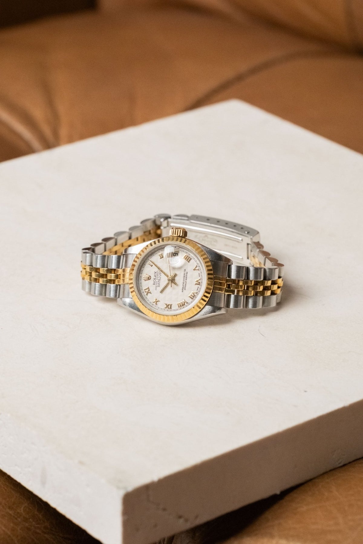 2005 Rolex Lady-Datejust Ivory Pyramid Dial Ref. 79173 - Wristory