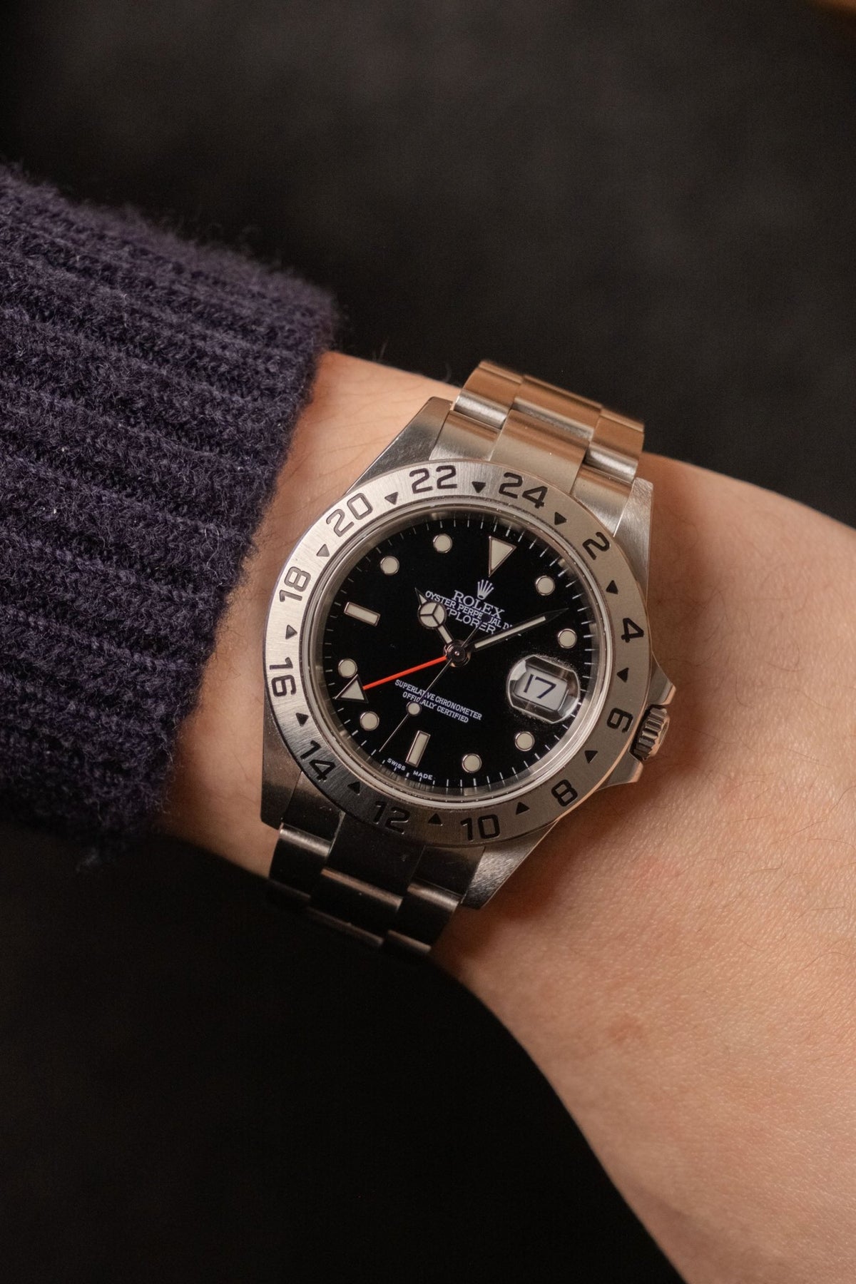2006 Rolex Explorer II Black Dial Ref. 16570 - Wristory