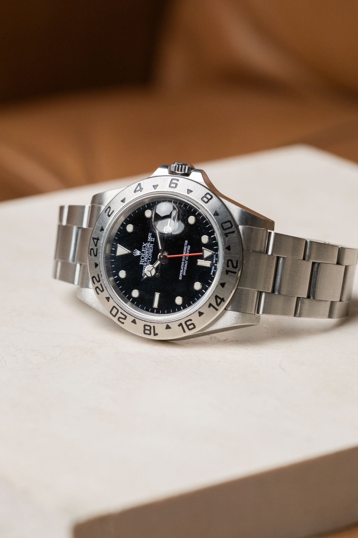 2006 Rolex Explorer II Black Dial Ref. 16570 - Wristory